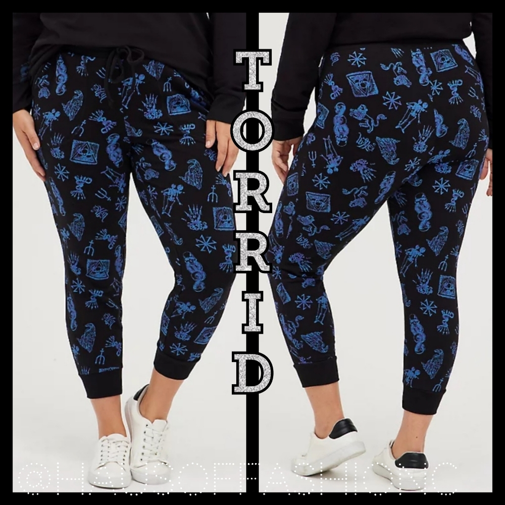 TORRID Harry Potter Death Eater Cropped Joggers! NWT!